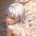 ビーチに寝ころぶ 2枚目