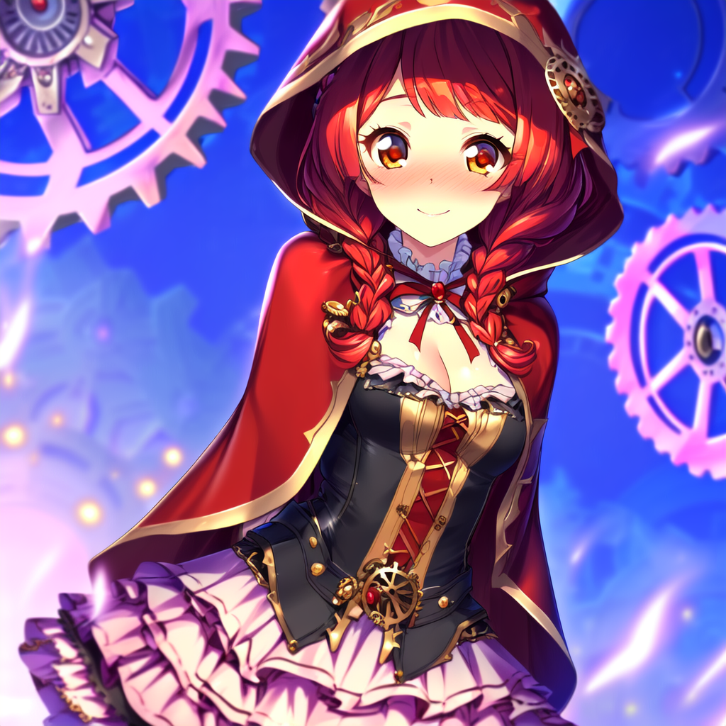 スチームパンクの赤ずきんちゃん