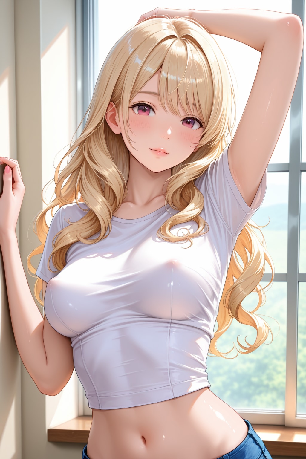 白T＋デニム