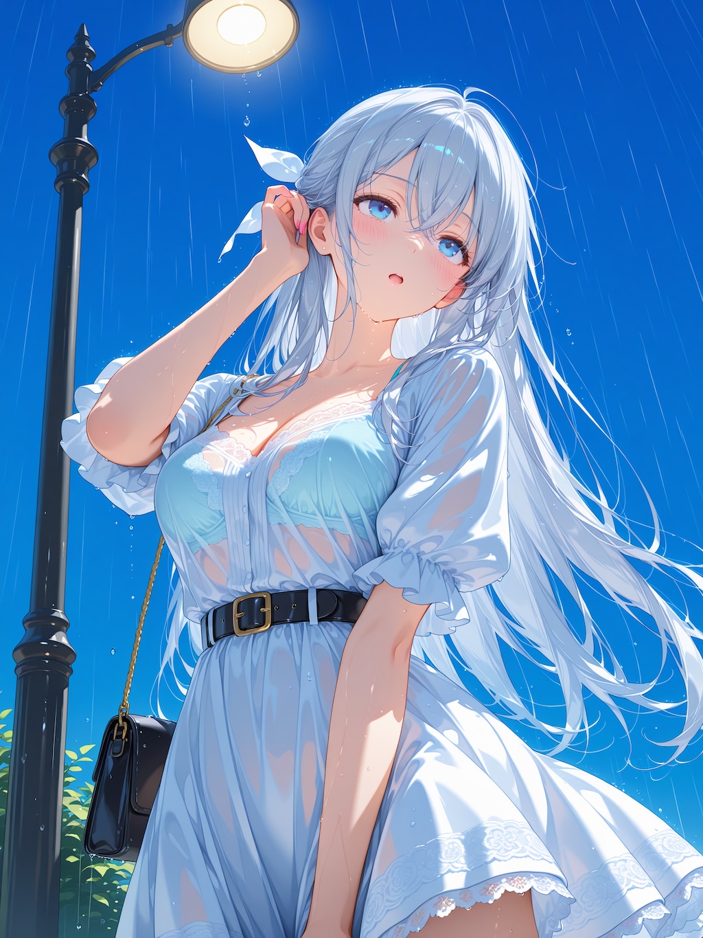 突然の雨