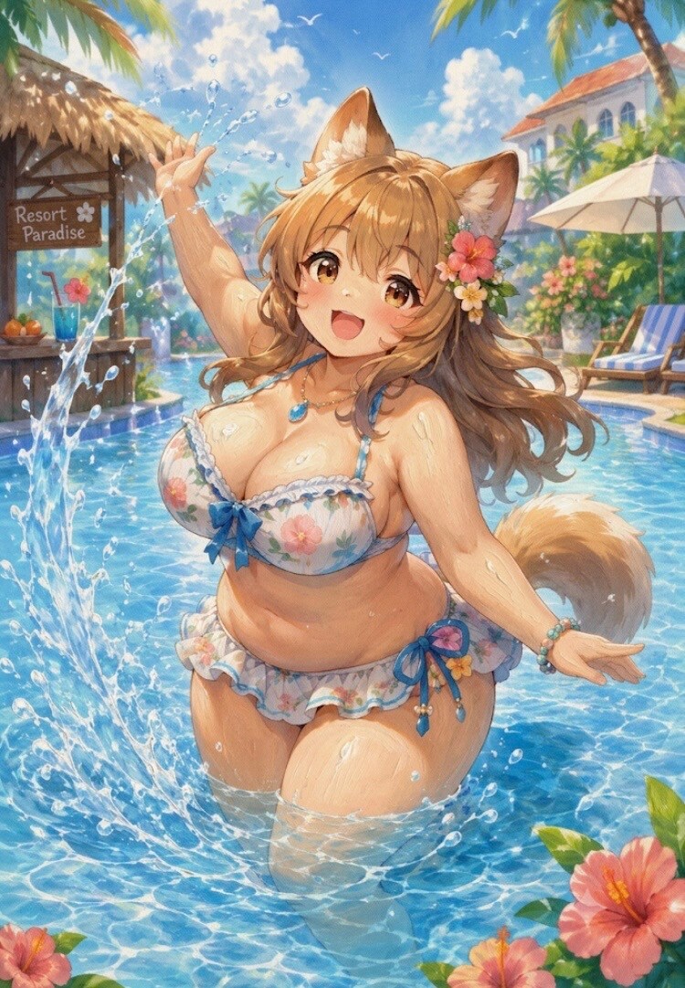 リゾートなけものおねえさん