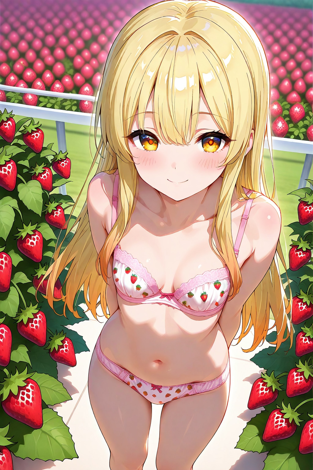 いちご畑でつかまえて♪