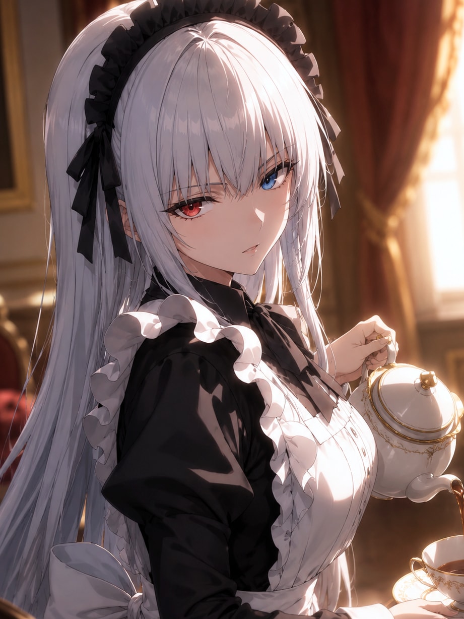 優雅なティータイム｜ルミナス・バレンタイン | の人気AIイラスト・グラビア