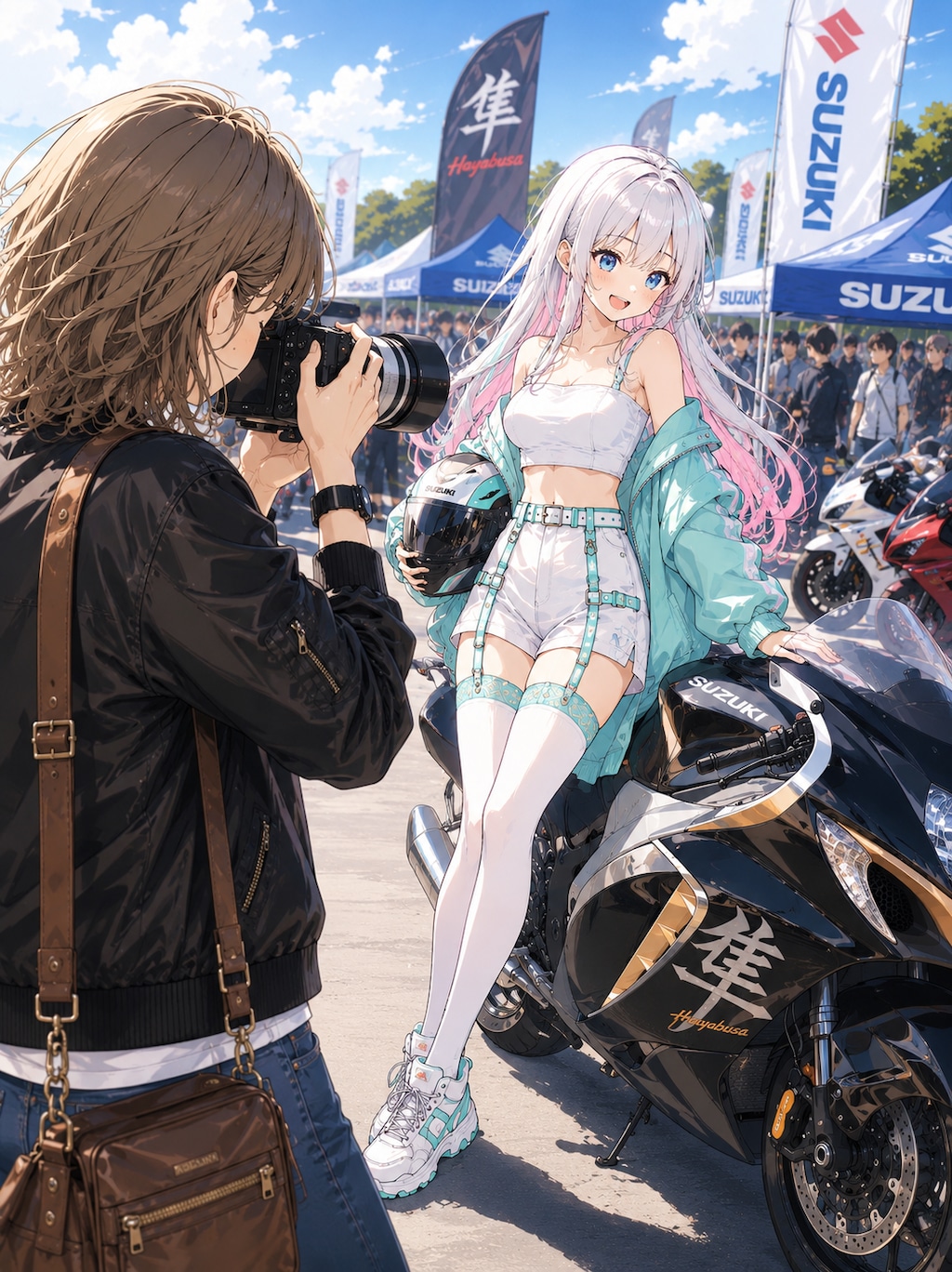 バイクイベントで出会った鈴木ちゃん