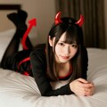 デビルのコスプレをしている子 2枚目