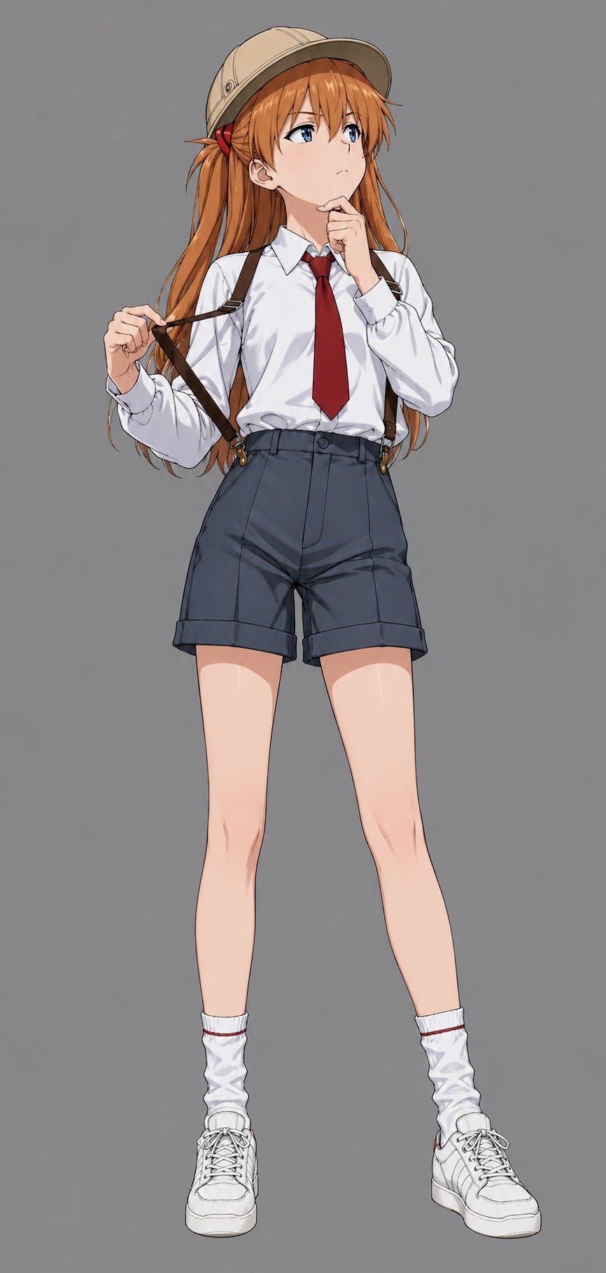 サスペンダーアスカちゃん | の人気AIイラスト・グラビア