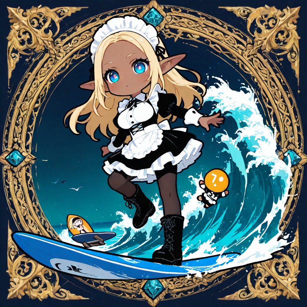 波乗りメイドエルフ