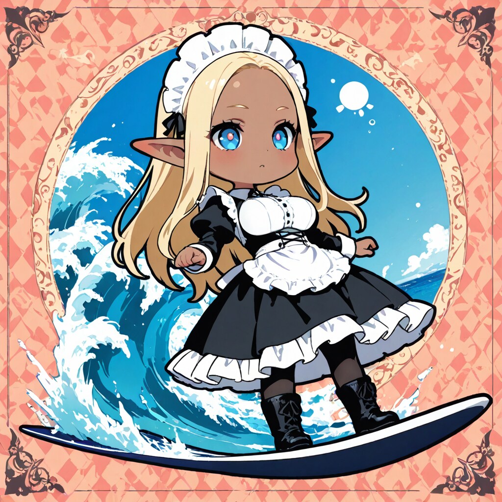 波乗りメイドエルフ