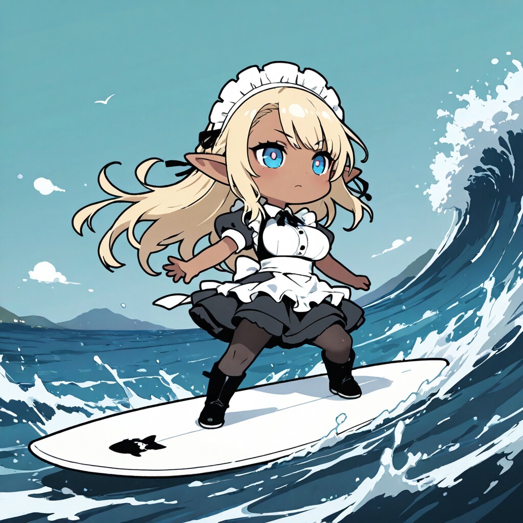 波乗りメイドエルフ