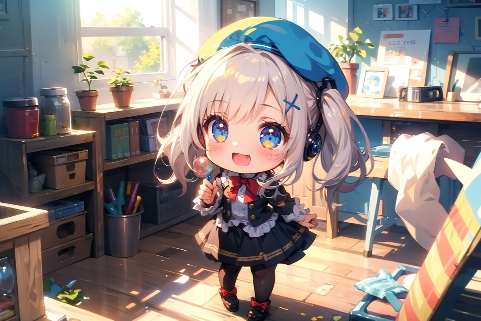 ちびちゃんのサイズの家具は小さい。 | の人気AIイラスト・グラビア