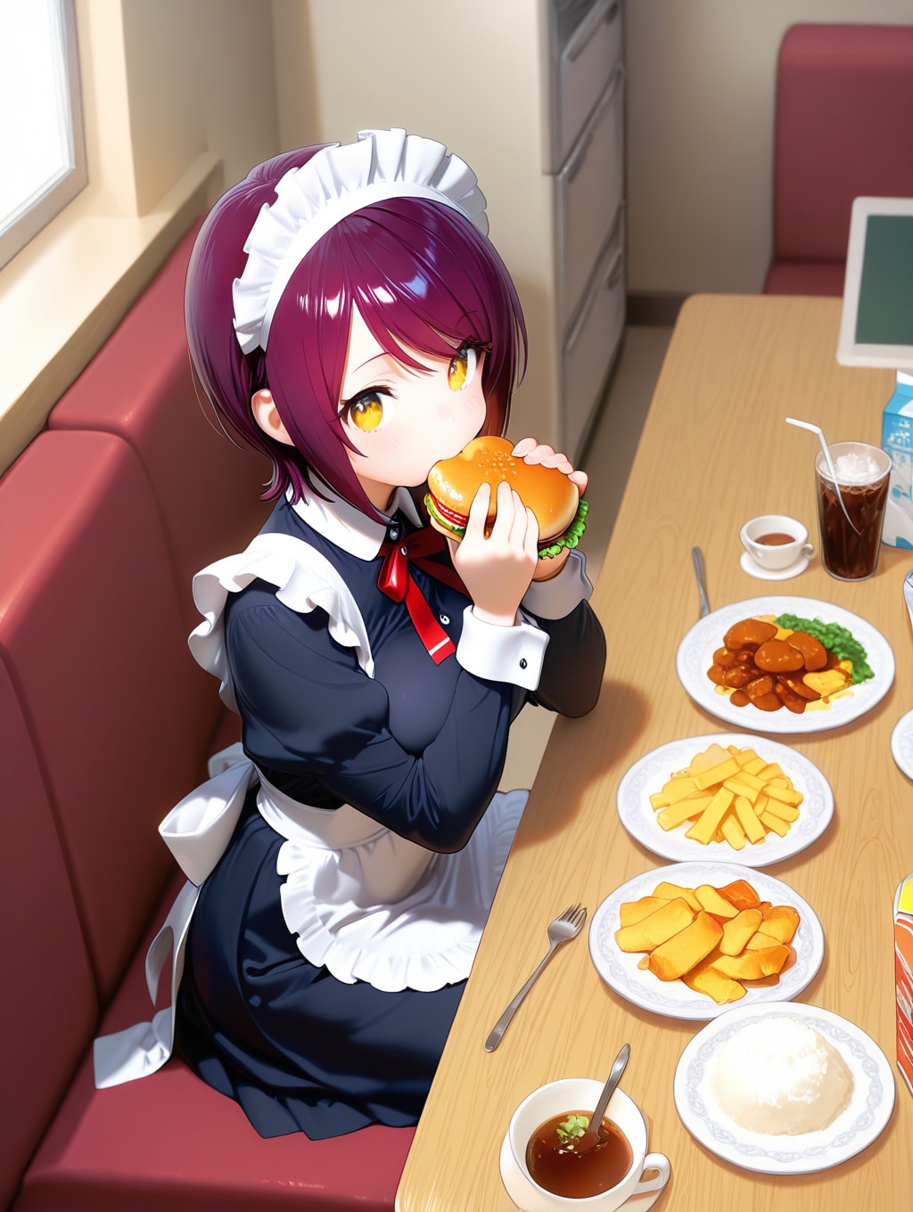 こんにちは（挨拶メイドの芽衣ちゃん）