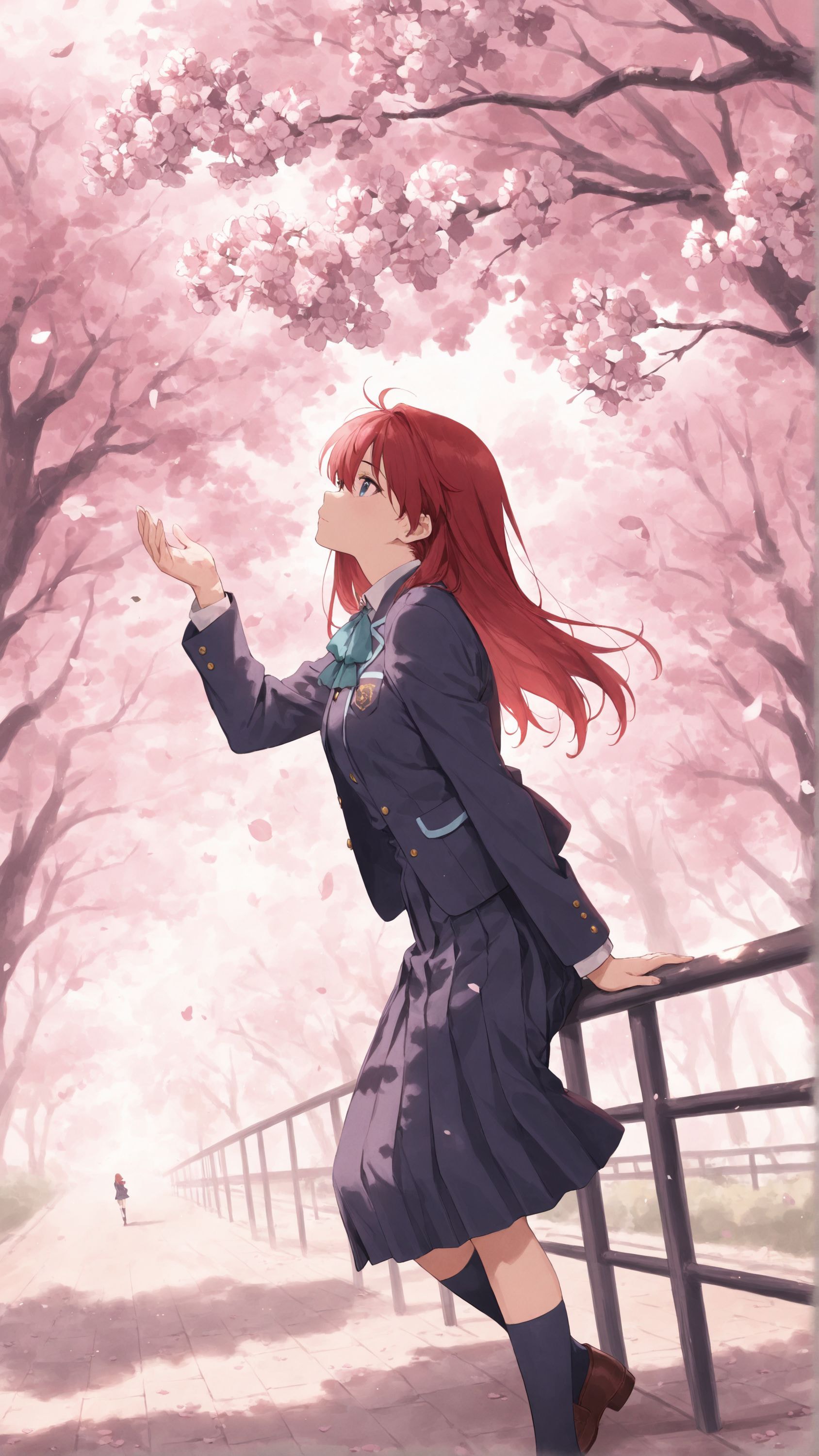 淡雪の記憶、桜の予感 | の人気AIイラスト・グラビア