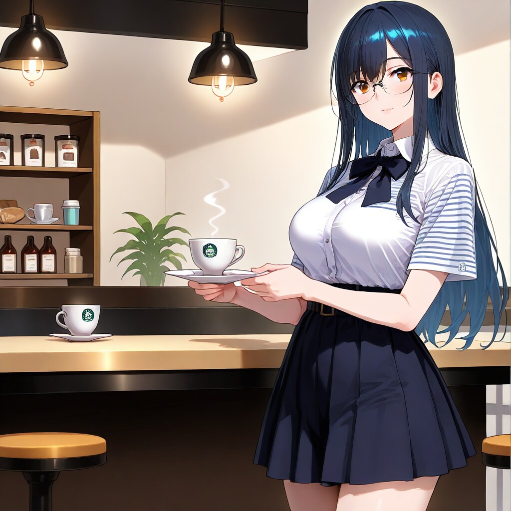 cafe | の人気AIイラスト・グラビア