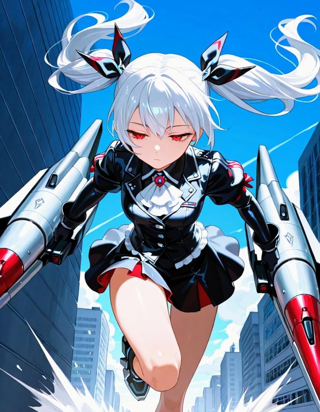 マッハ88万💨サイボーグ銀髪ツインテお姉やん