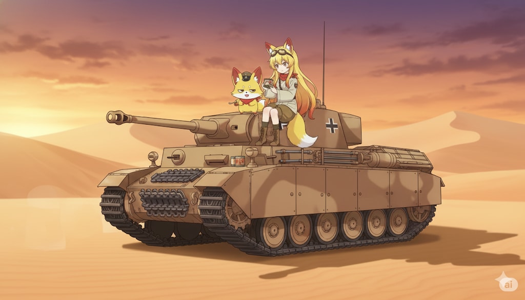 砂漠のキツネ娘 | の人気AIイラスト・グラビア