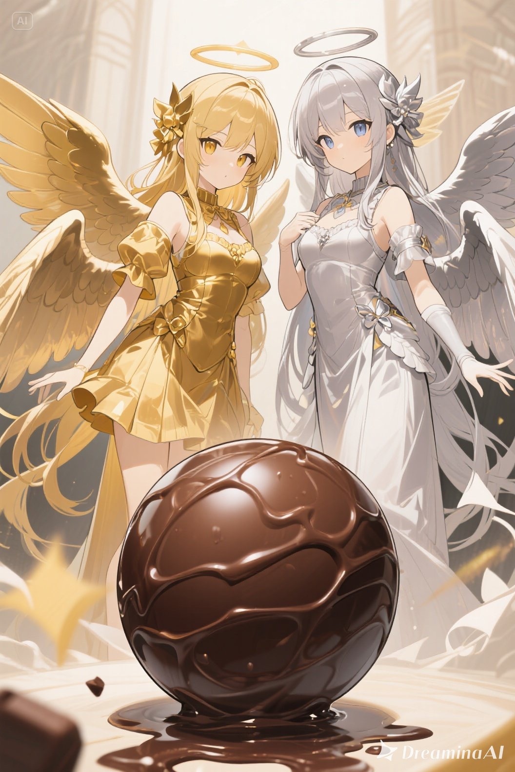 金と銀のエンゼル451 | の人気AIイラスト・グラビア