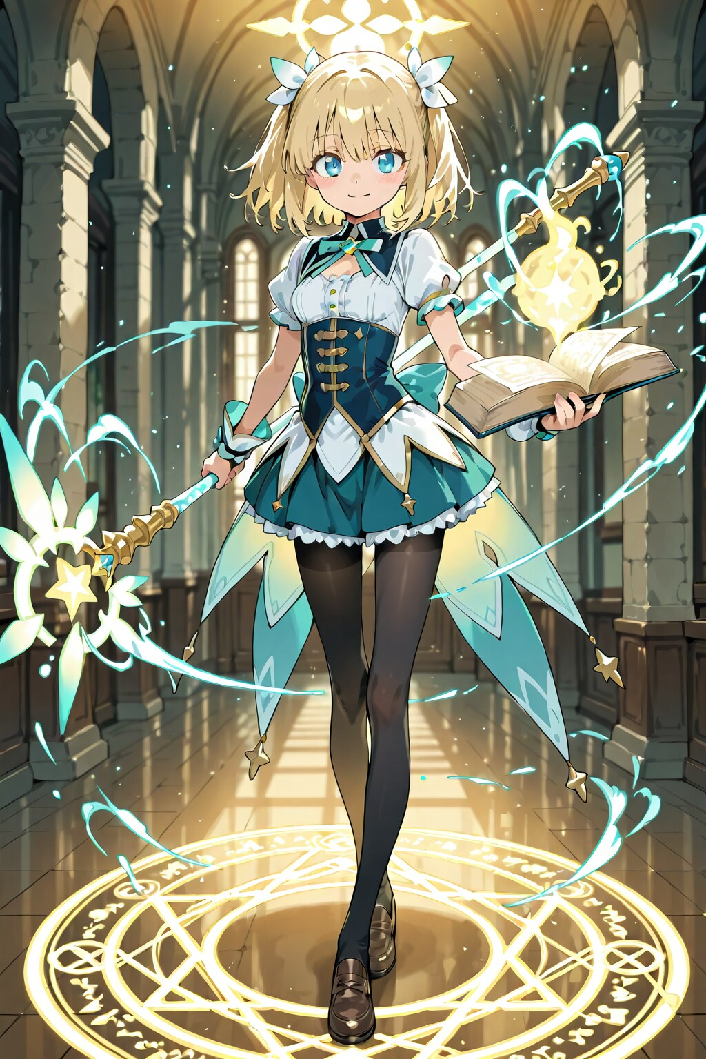 金髪　魔法少女