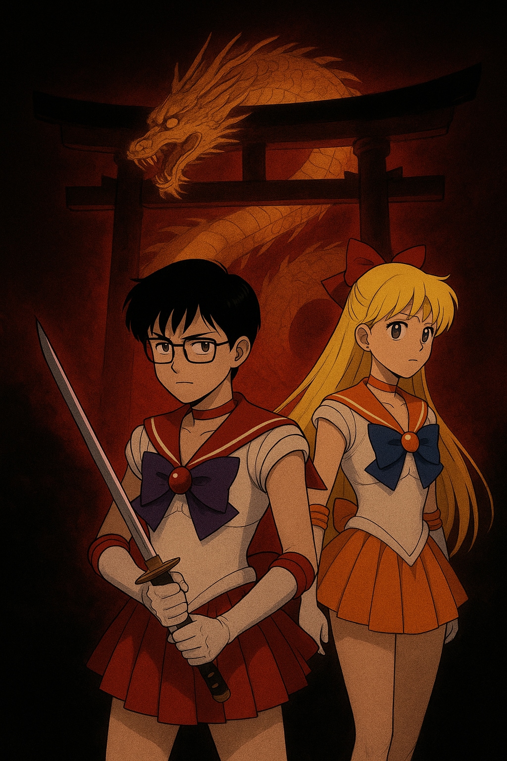 ChatGPT版セーラーメンズ&ヴィーナス&雷神様2