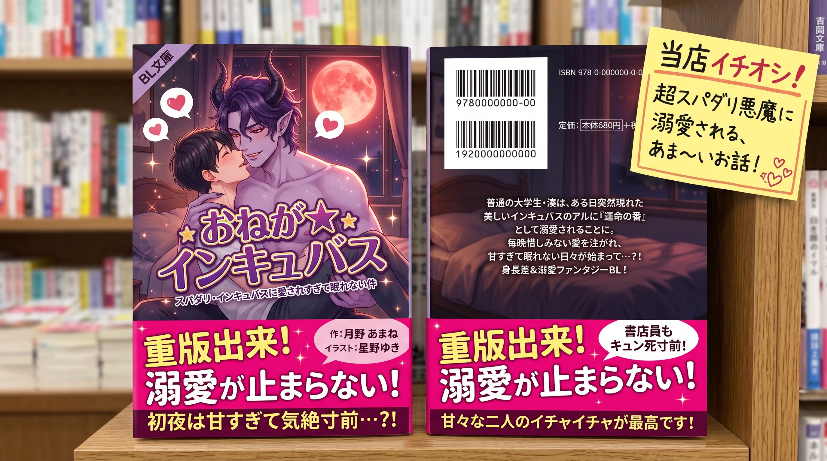 インキュバスのBLラノベ