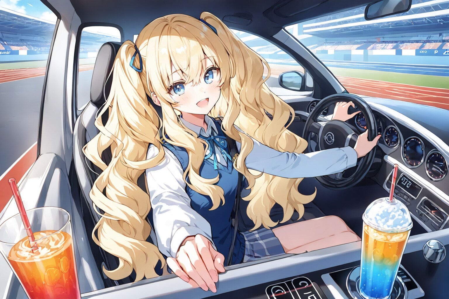 アドトラック運転中