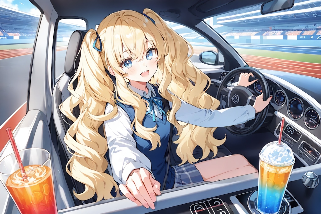 アドトラック運転中