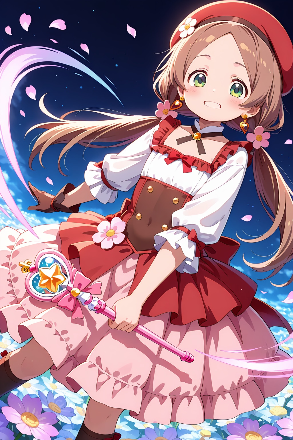 花ノ魔法少女ミドリちゃん | の人気AIイラスト・グラビア