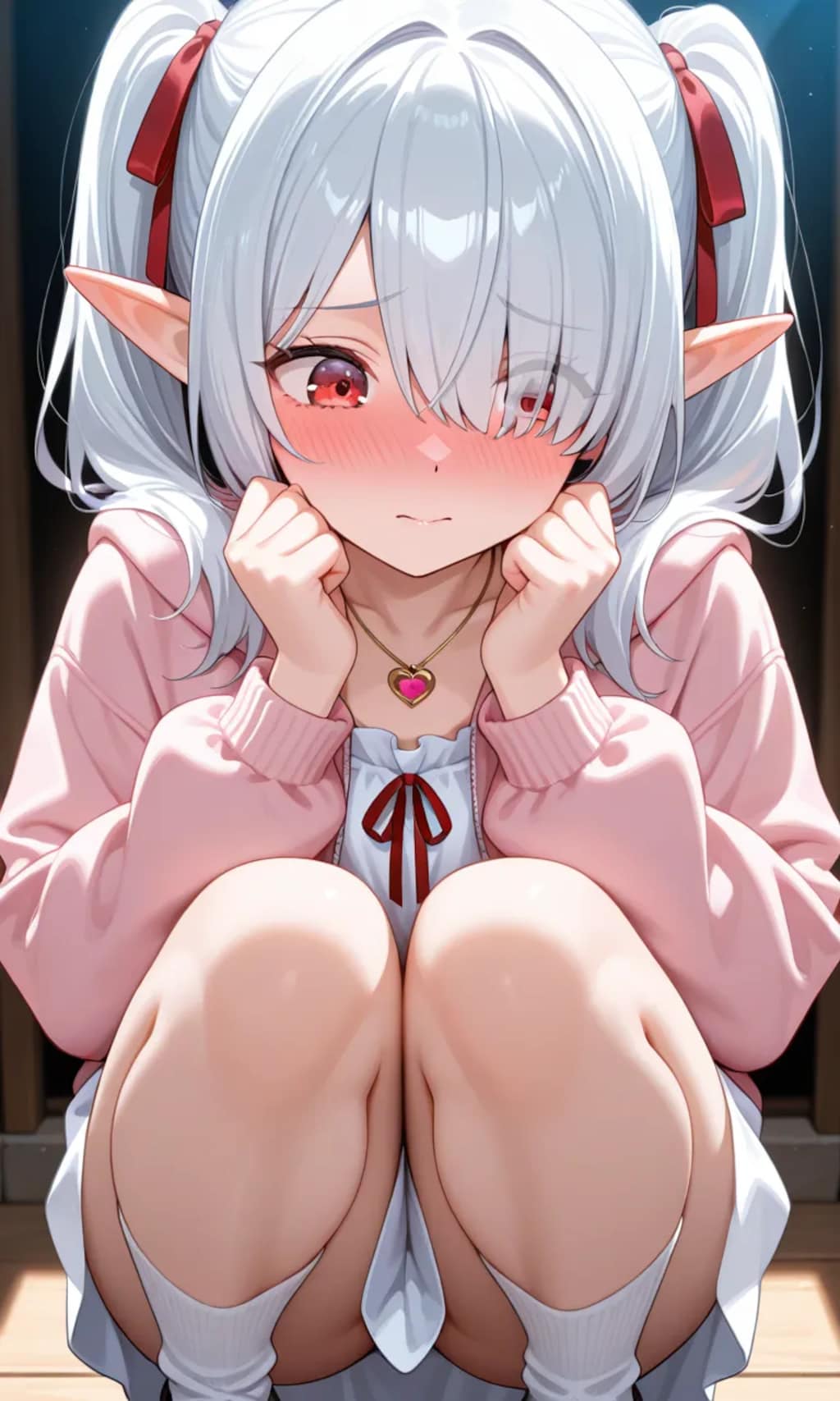 ミラさんとセリュナさんを覗き見たシロネさん