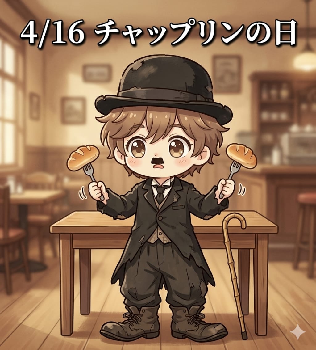今日は「チャップリンの日」