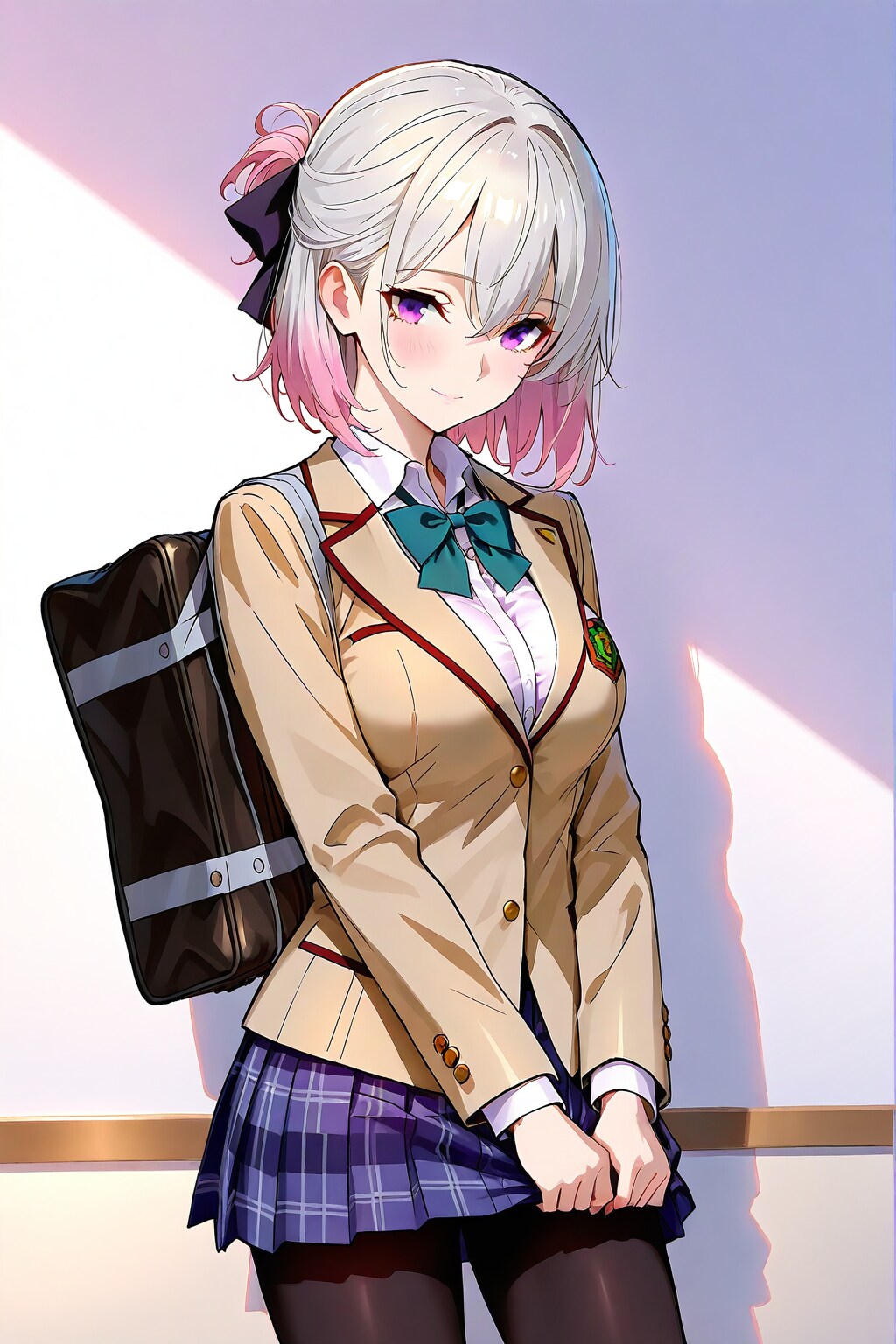 (869HQ)銀髪ちゃん制服