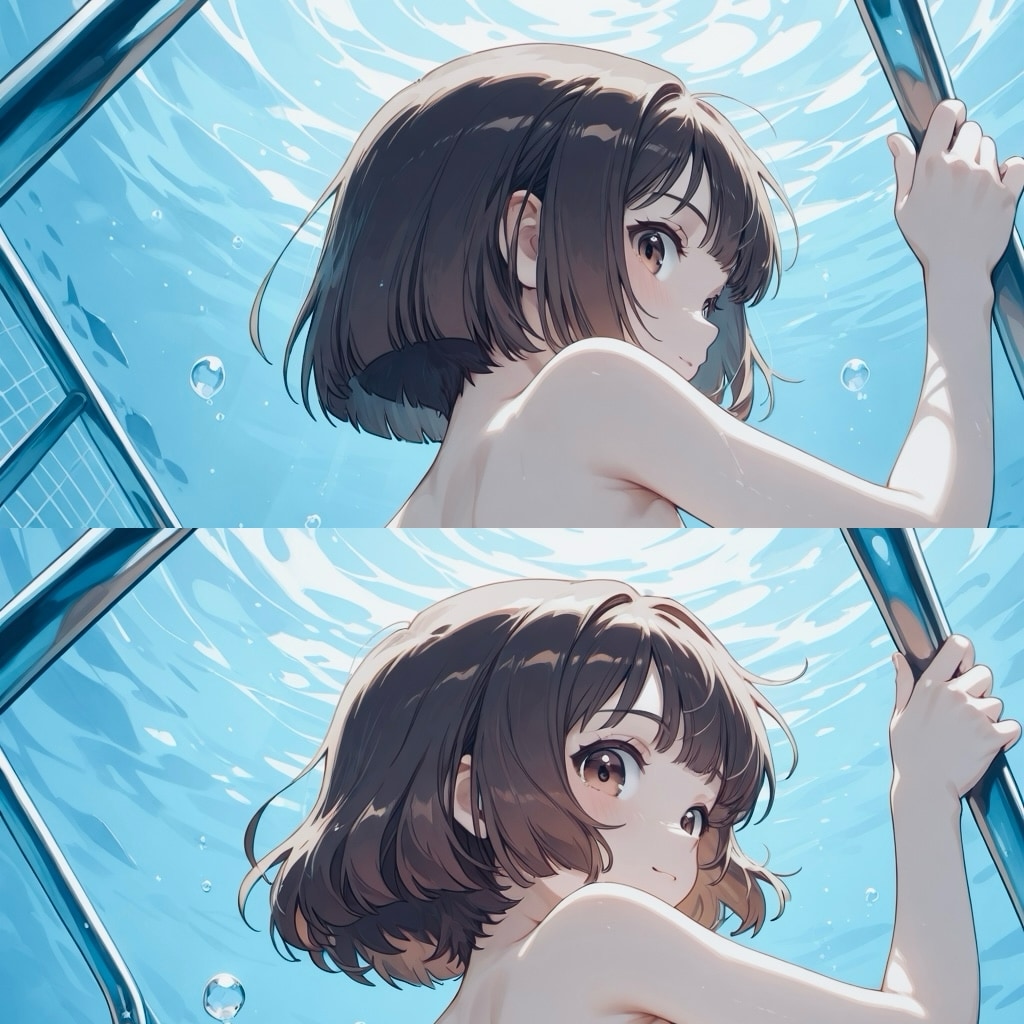 wavy hair の有無