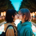 秋の百合キス祭り 12枚目