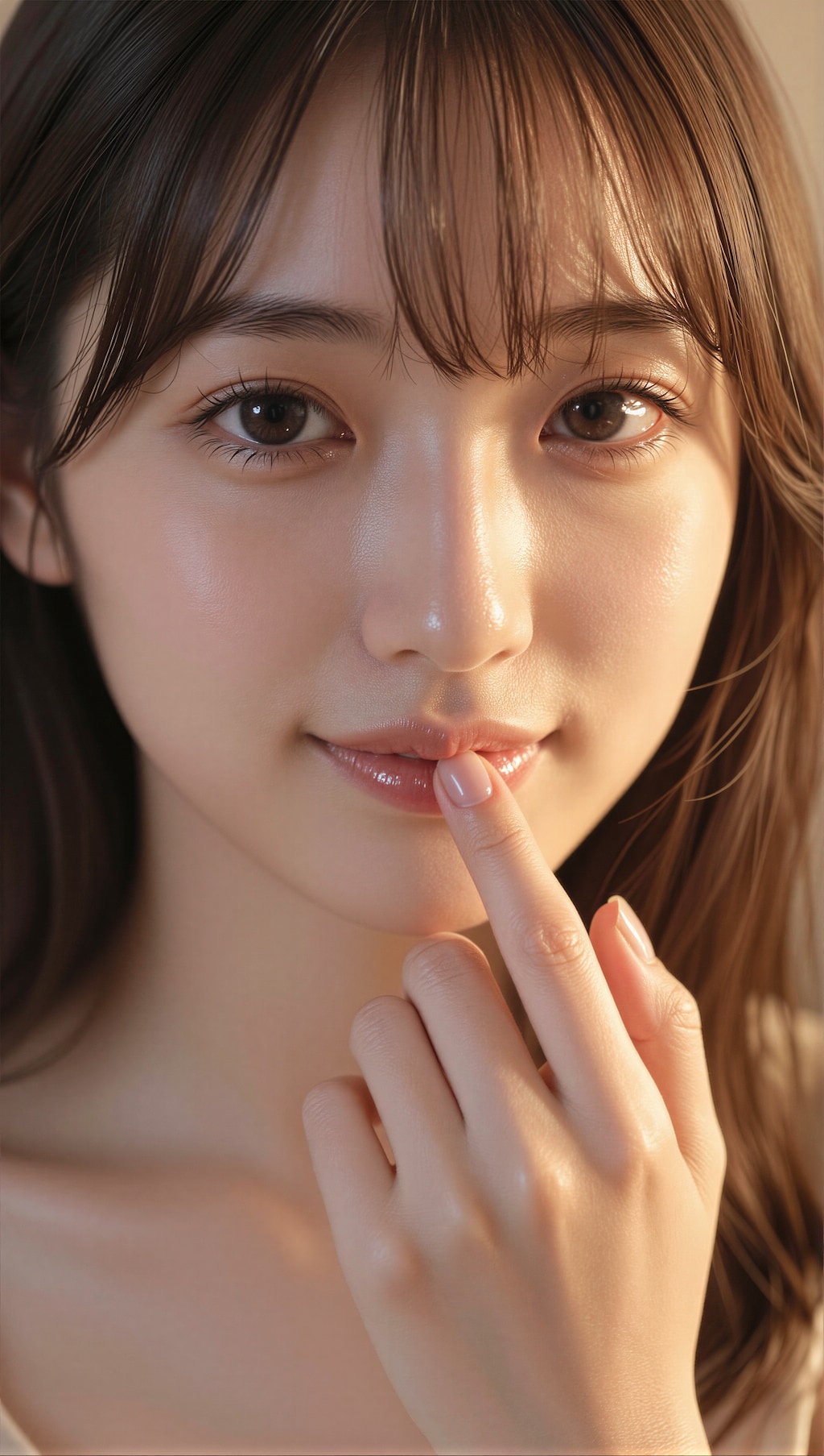 唇に触れる指先 3