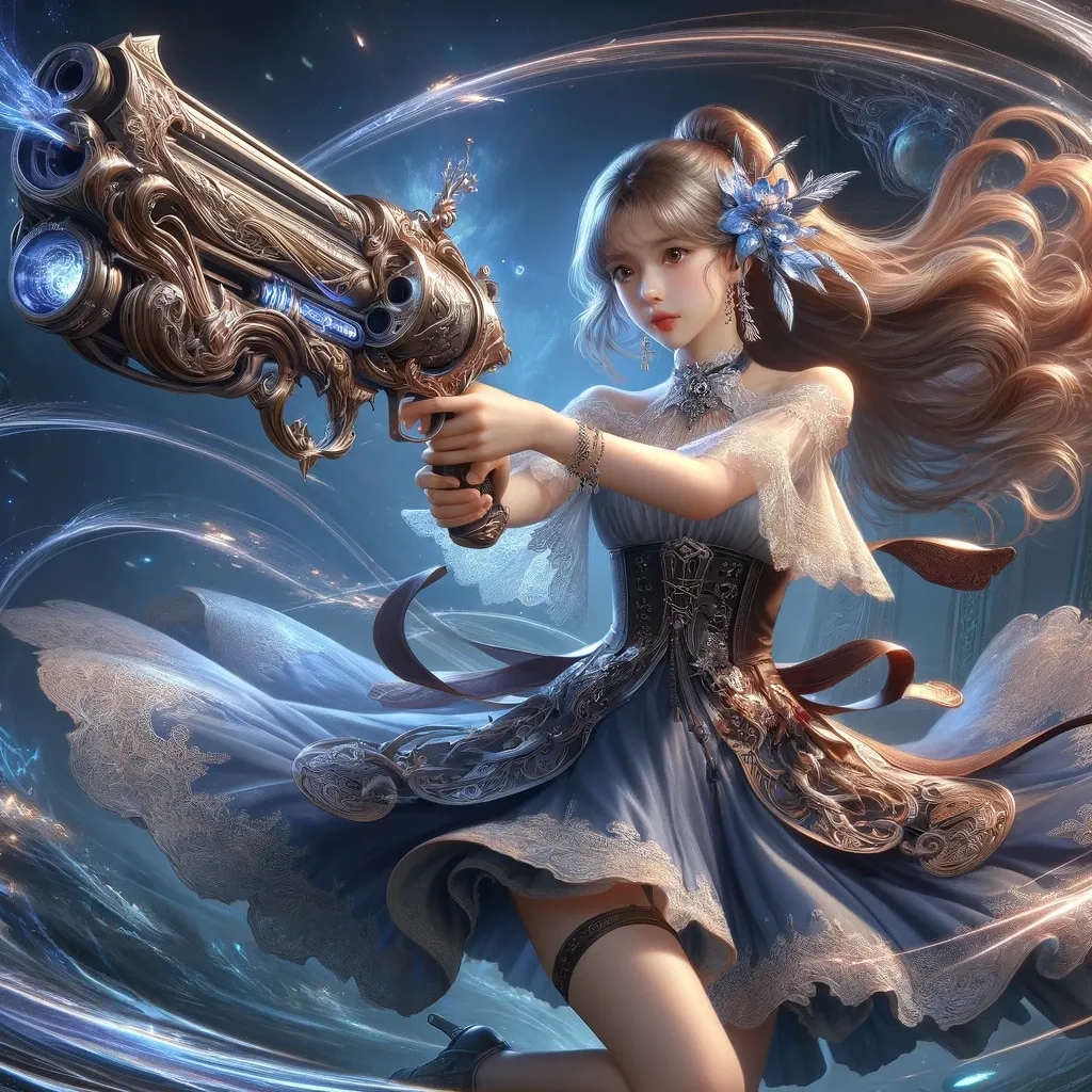 リボルバー型巨大魔法銃