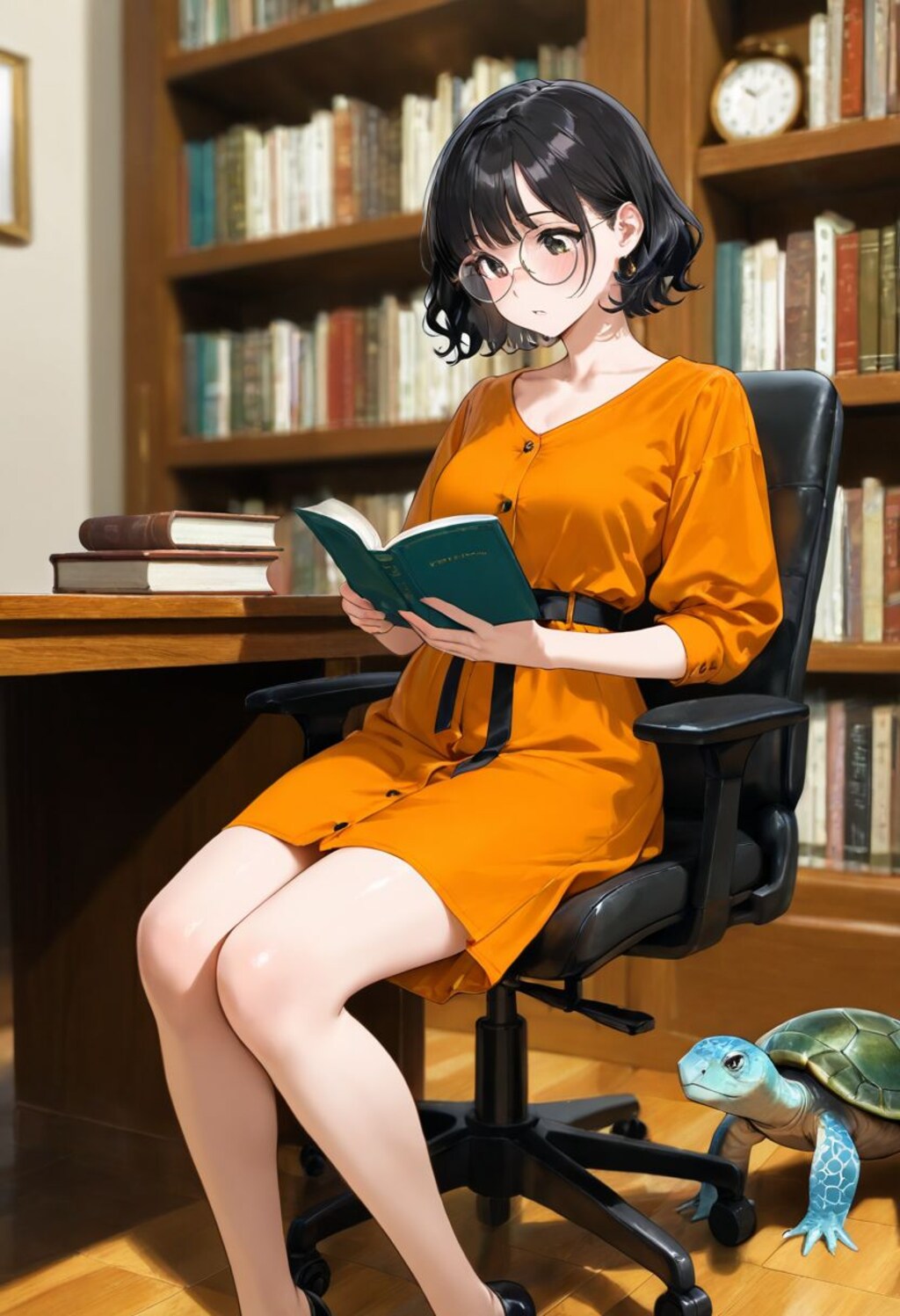 ふーかちゃんと🐢