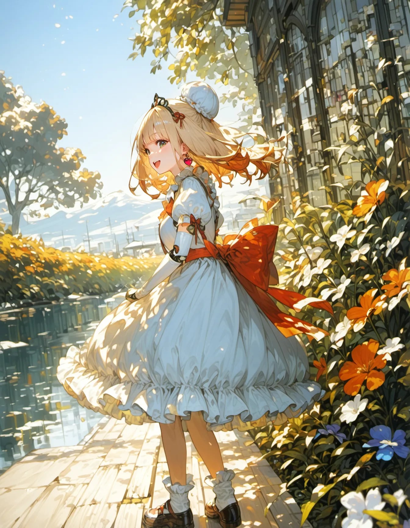 Afternoon Waltz in the Glass Garden | の人気AIイラスト・グラビア