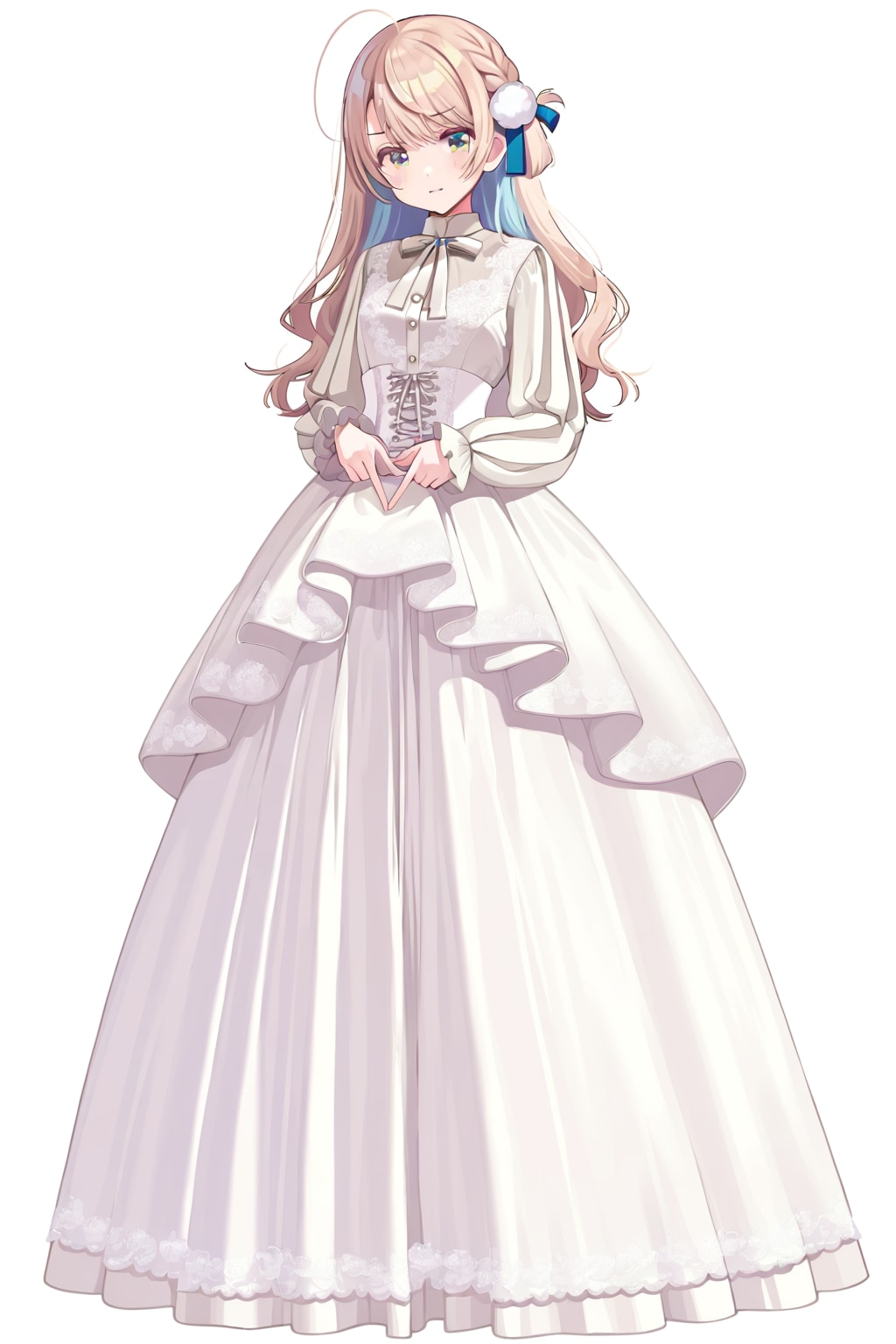 One day, its Shigure Ui wedding, but for some reason she has a long hair | の人気AIイラスト・グラビア