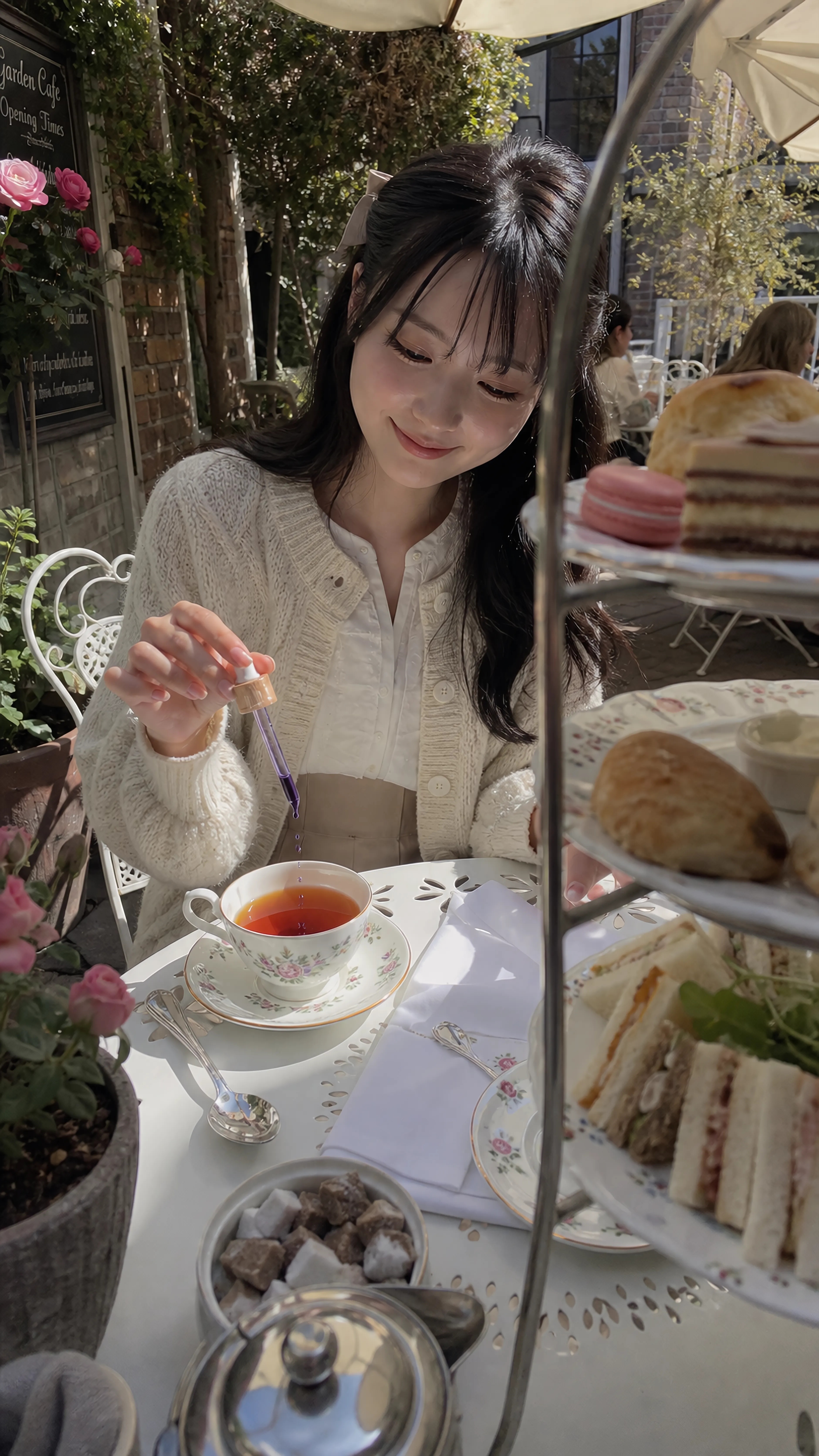 Lavender Drops in Afternoon Tea