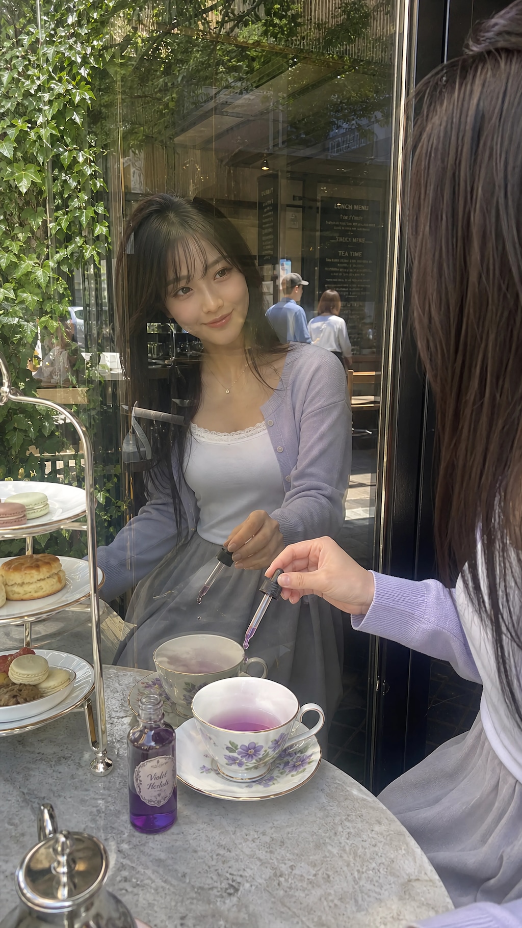 Lavender Drops in Afternoon Tea
