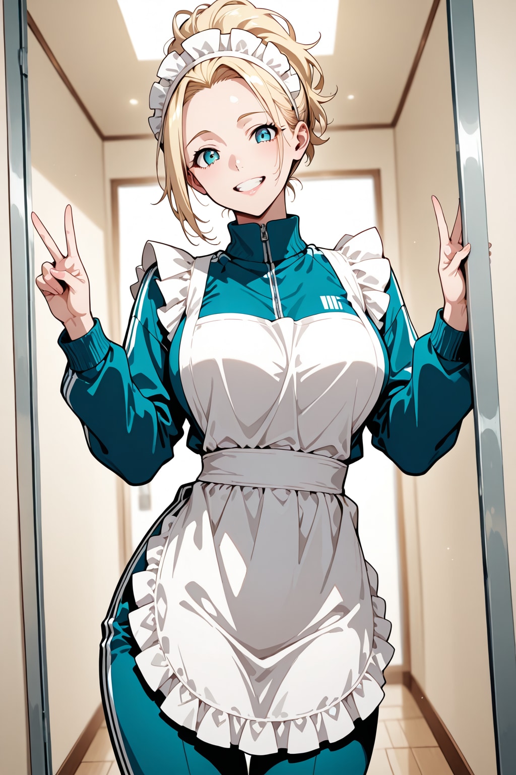花樹のジャージメイドコス
