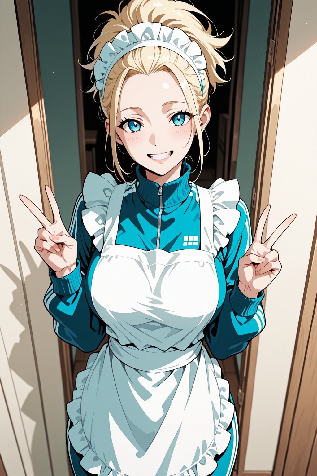 花樹のジャージメイドコス