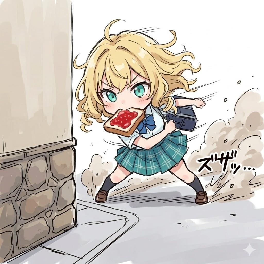 トーストお嬢様