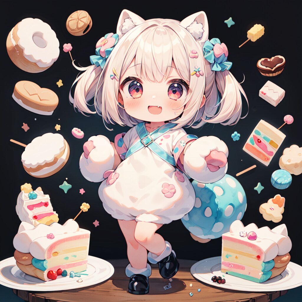 お菓子とケーキの詰め合わせ