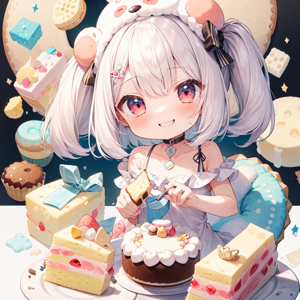 お菓子とケーキの詰め合わせ