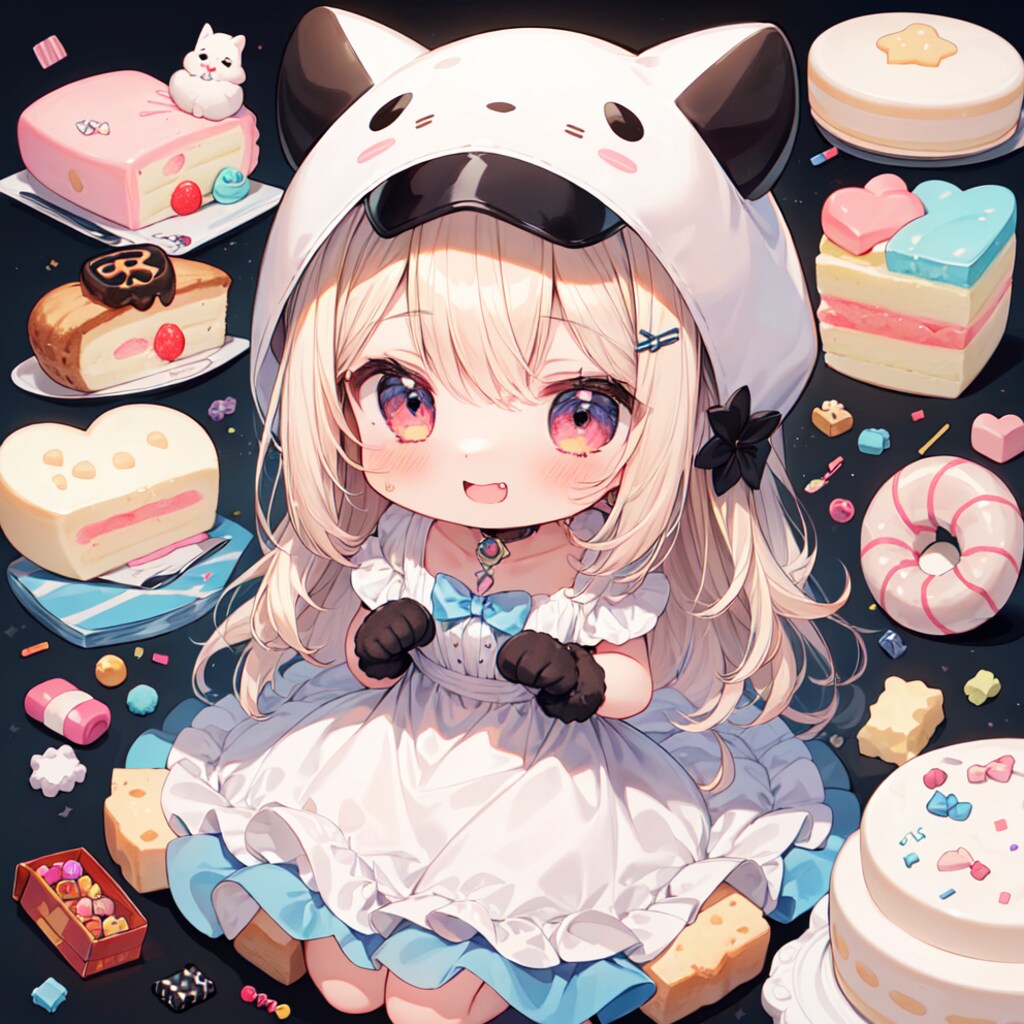 お菓子とケーキの詰め合わせ