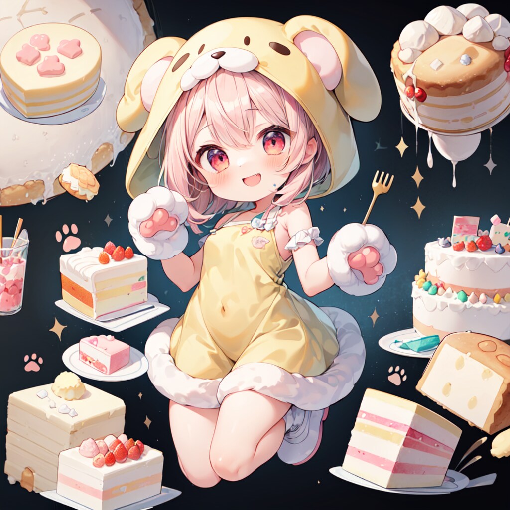 お菓子とケーキの詰め合わせ