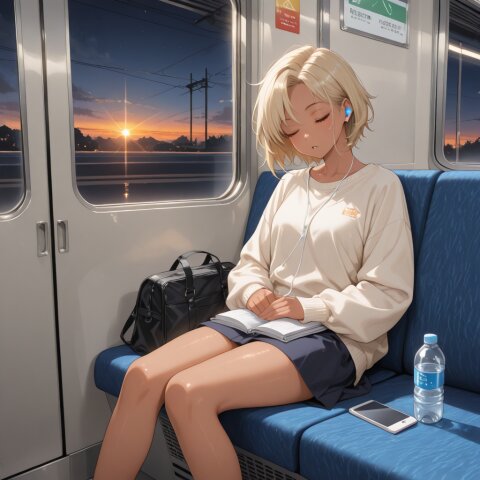 終点まであと少し | の人気AIイラスト・グラビア