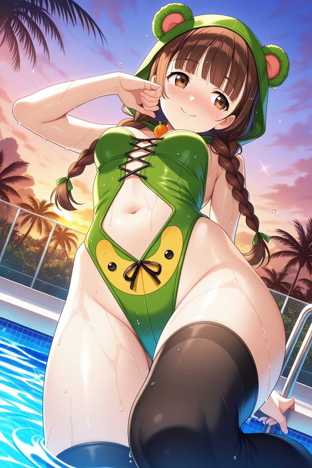 ジャングルコスプレ水着♥