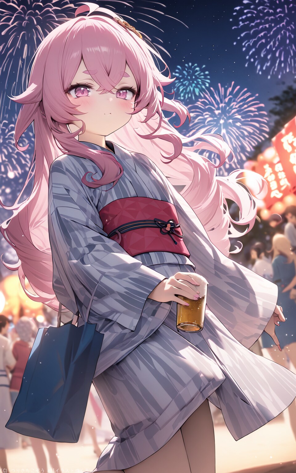 ビール片手の夏祭り〜凛桜さんの日常の風景〜