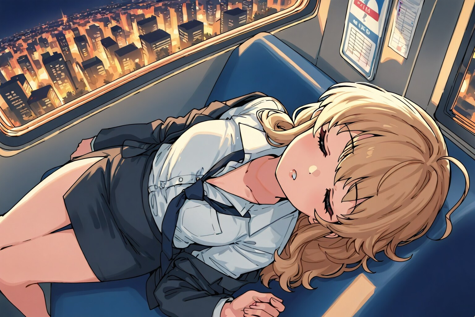 最終電車で寝過ごし