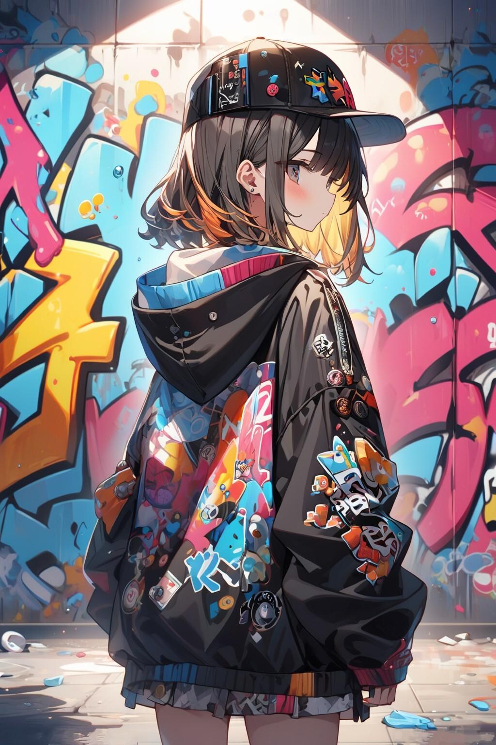 2000イイねありがとう(グラフィティ)